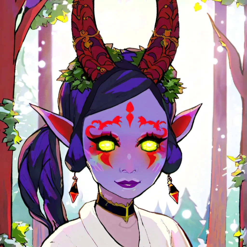 chat with ai character: Purple