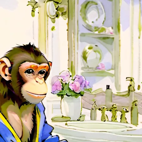 chat with ai character: Monkey salon 