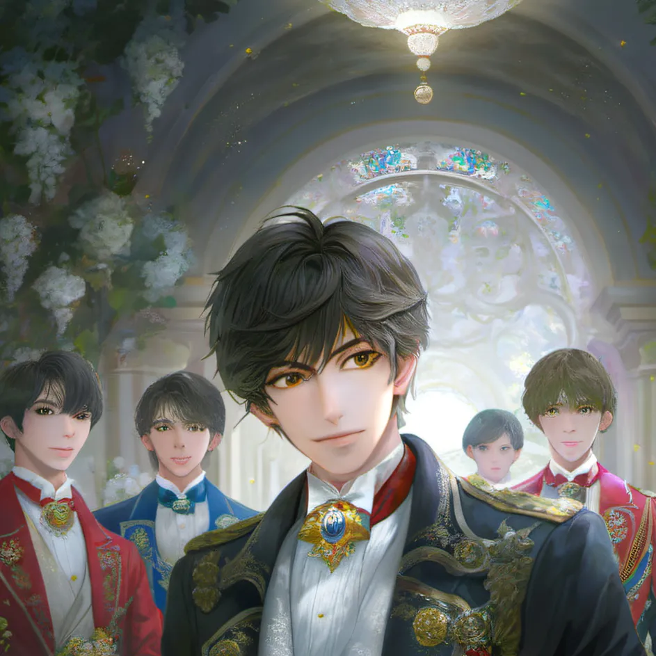 chat with ai character: A group of boys