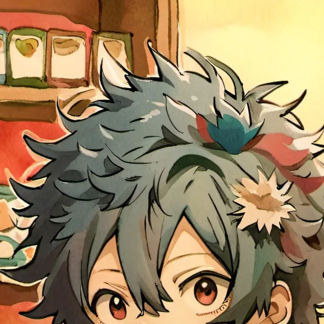 chat with ai character: MHA cutting flwer2