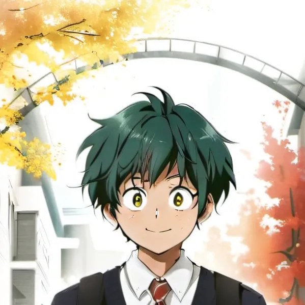 chat with ai character: Deku -among us