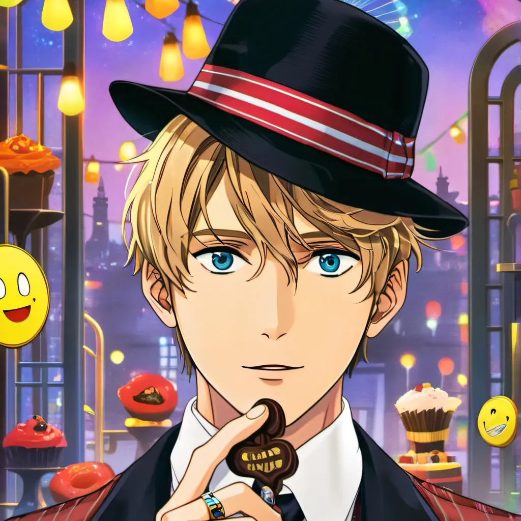 chat with ai character: Chocolate factory