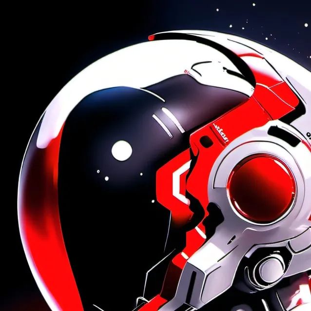 chat with ai character: cyborg red