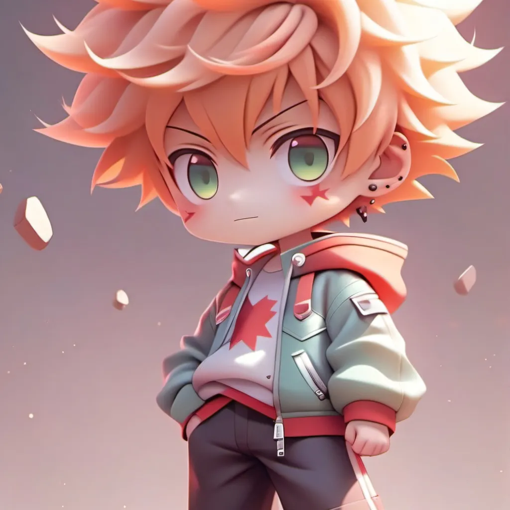chat with ai character: kid bakugo 