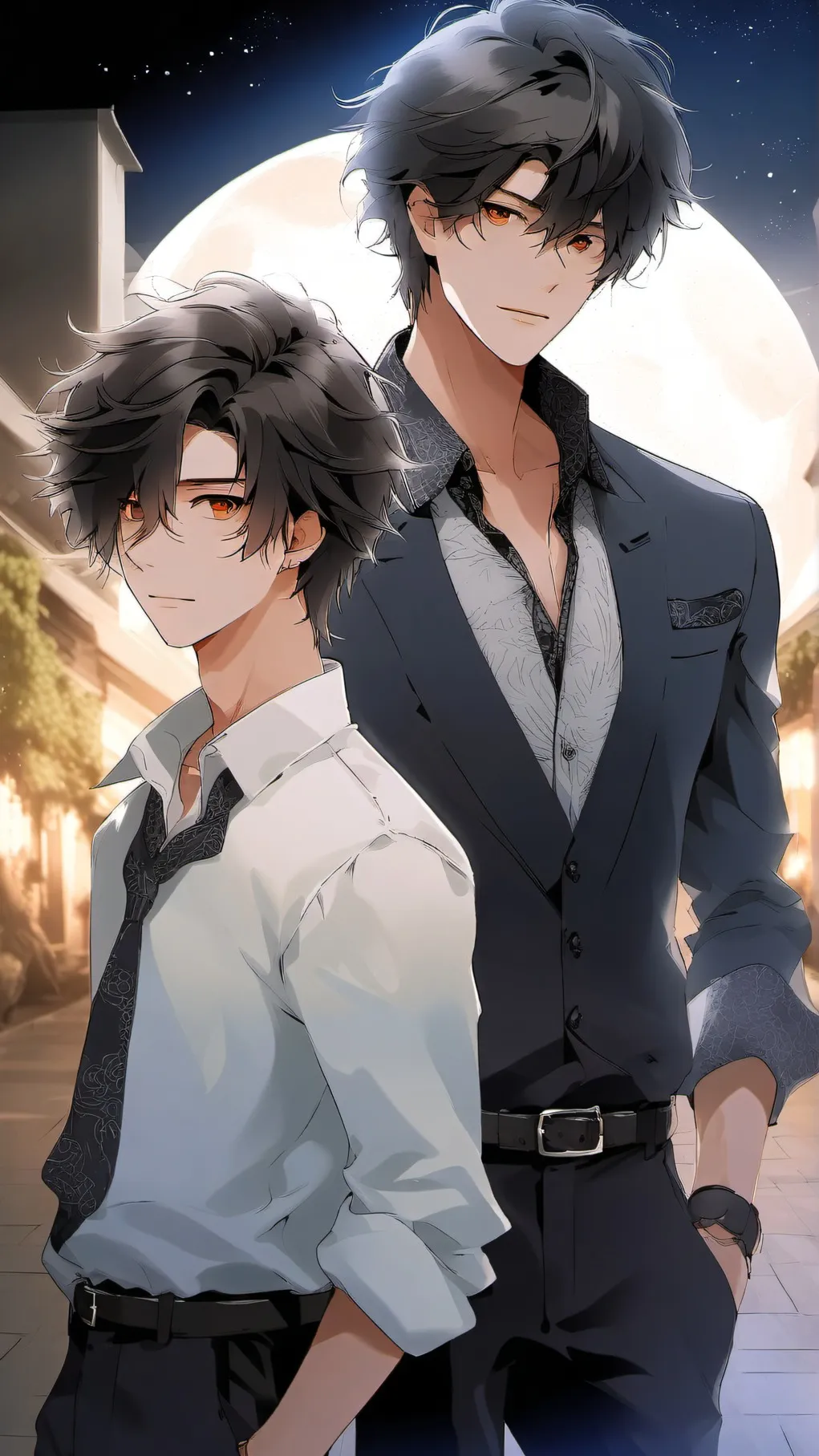 ai character: ~Theo & Elijah~ background