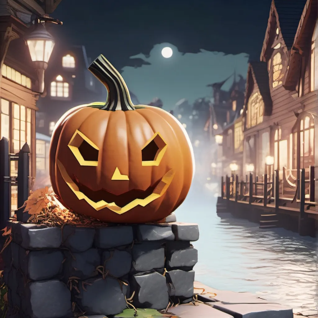 chat with ai character: Pumkin man