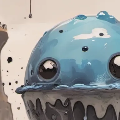 chat with ai character: slime