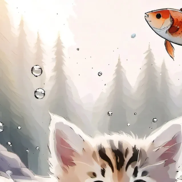 chat with ai character: cat wants to swim