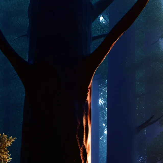 chat with ai character: mha in a forest 