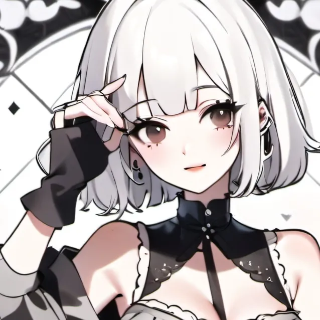 chat with ai character: Goth gf