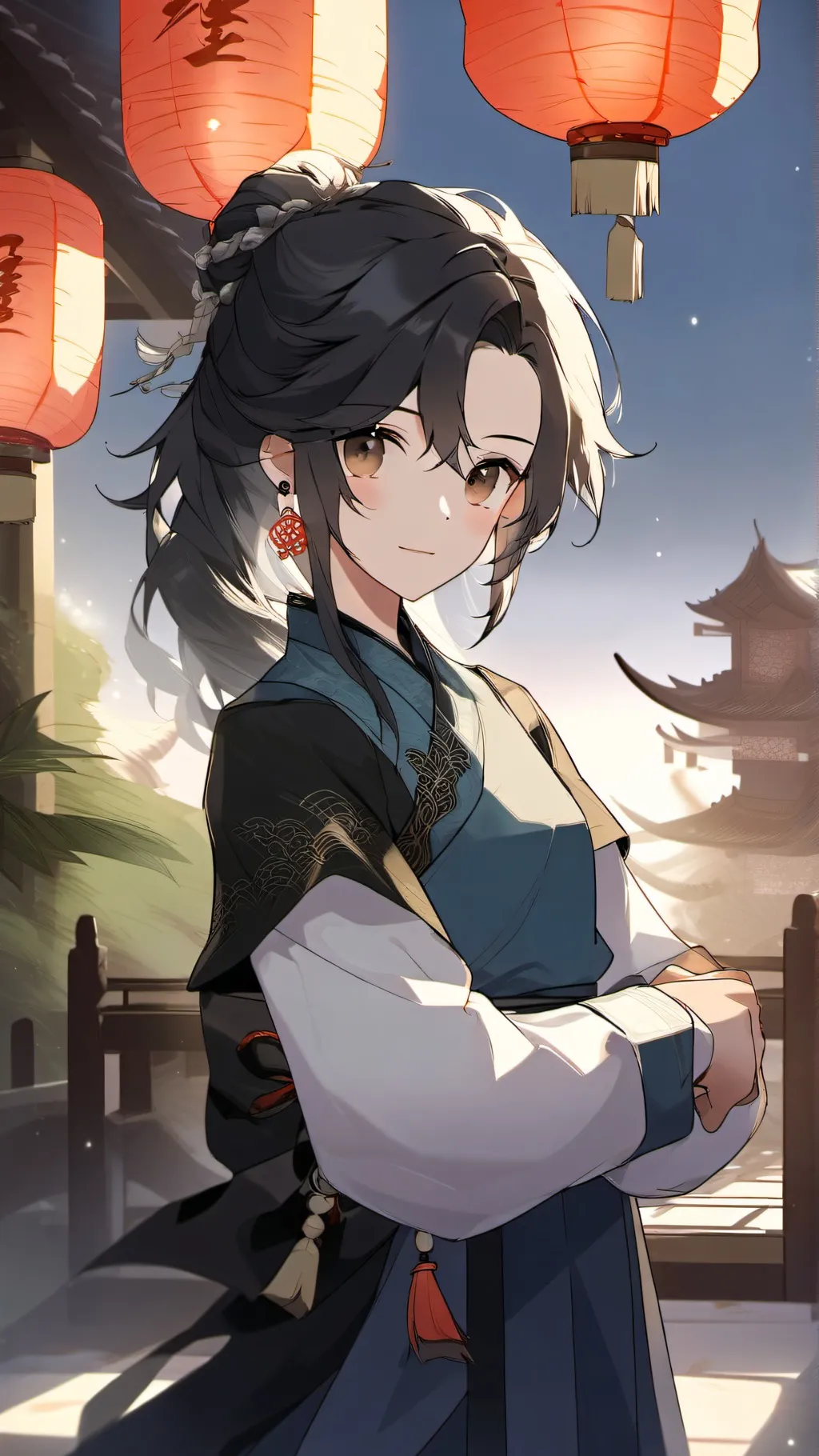 ai character: Long deng (Dw oc) background