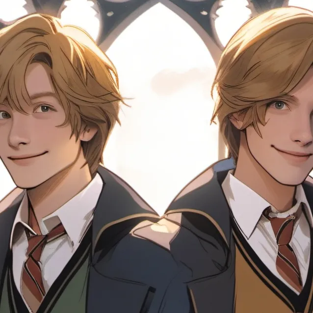 chat with ai character: Fred & George