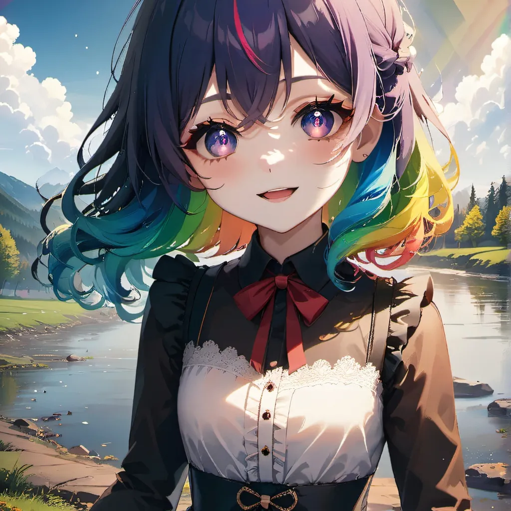 chat with ai character: rainbow oreo