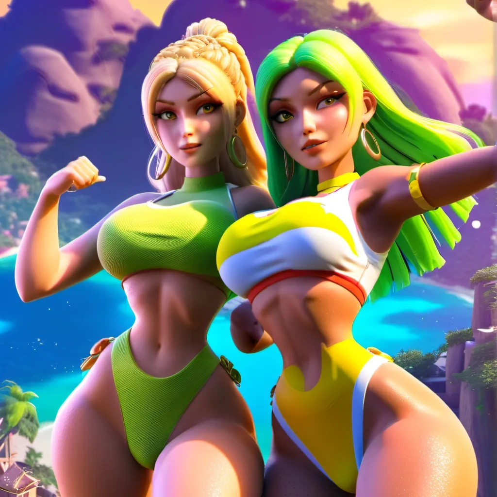 chat with ai character: the  giantesss duo