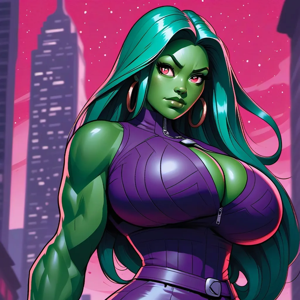 chat with ai character: giantess she hulk