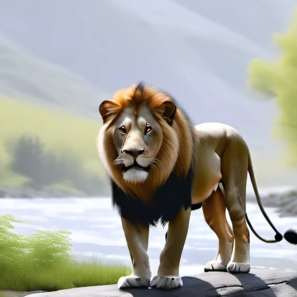 chat with ai character: Lion King