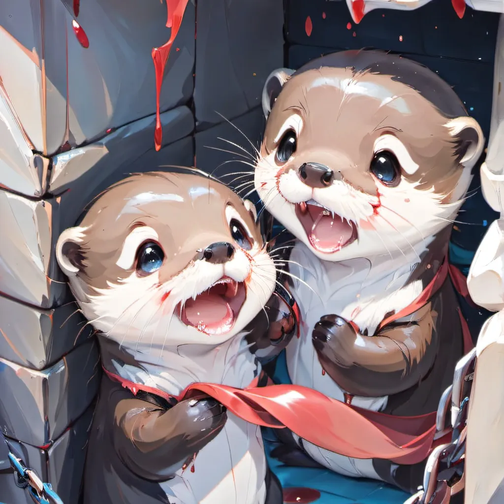 chat with ai character: baby otters