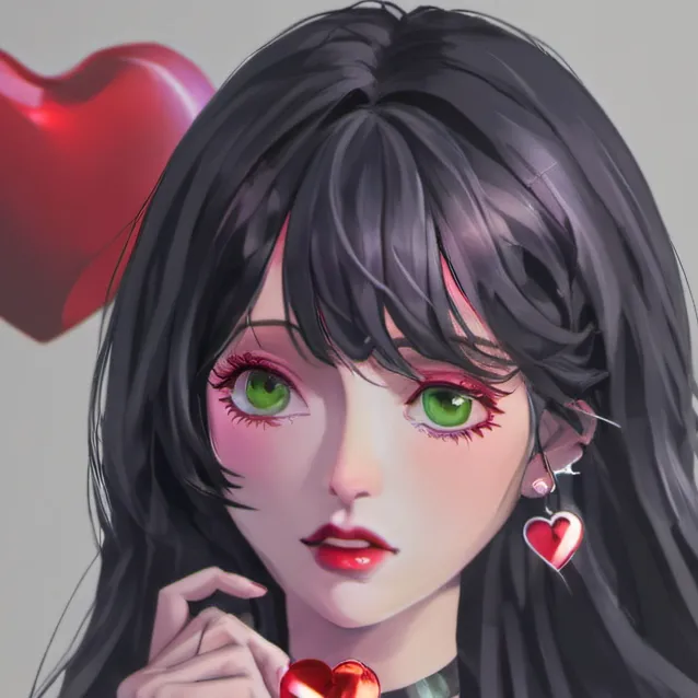 chat with ai character: line