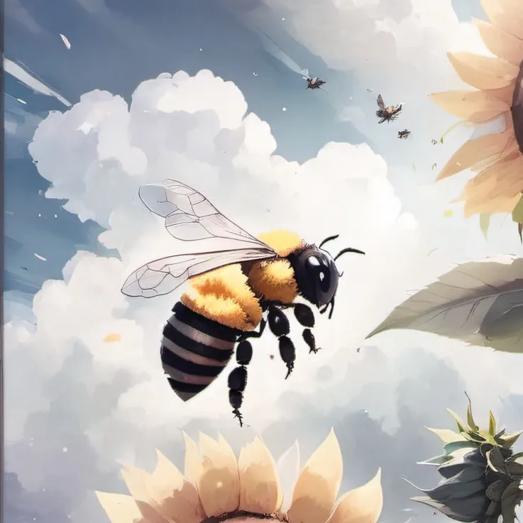 chat with ai character: A Nice bee