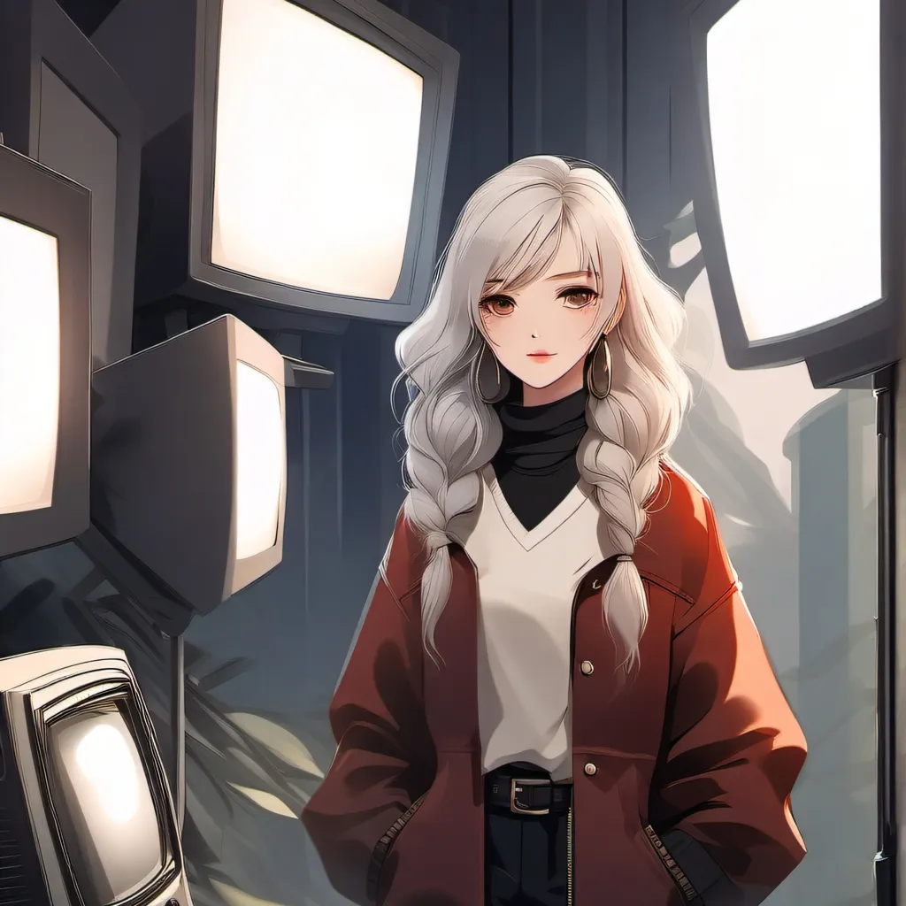 chat with ai character: Tv woman