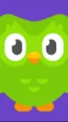 ai character: Duo (Duolingo) background