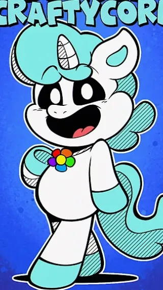 ai character: CraftyCorn background