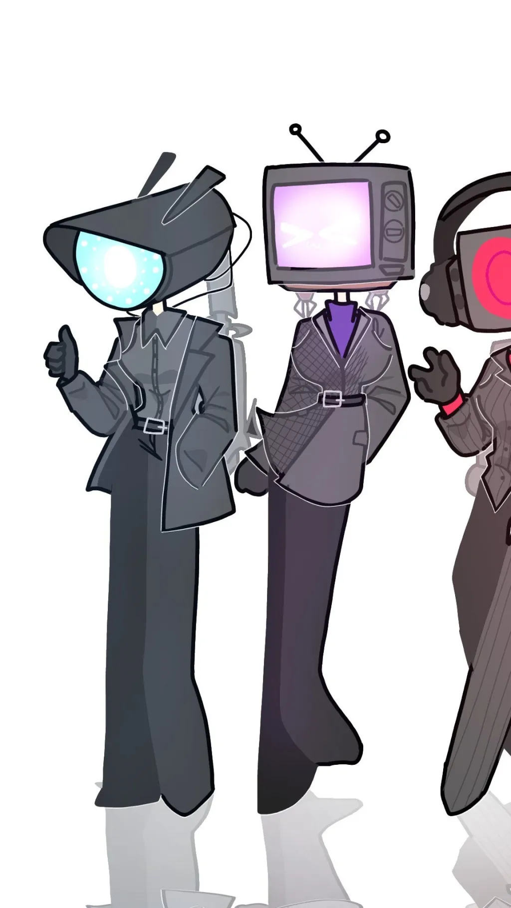 ai character: the trio woman. background