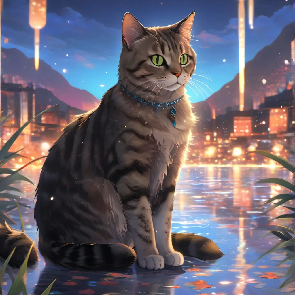 chat with ai character: Wise kitty