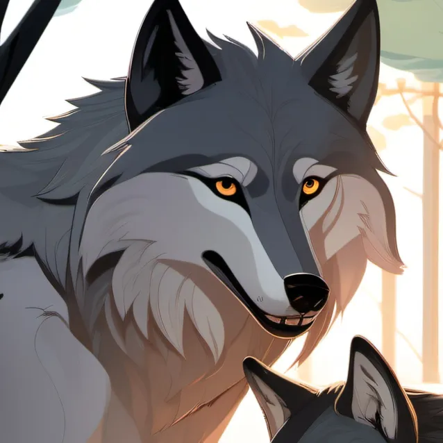 chat with ai character: Wolf family
