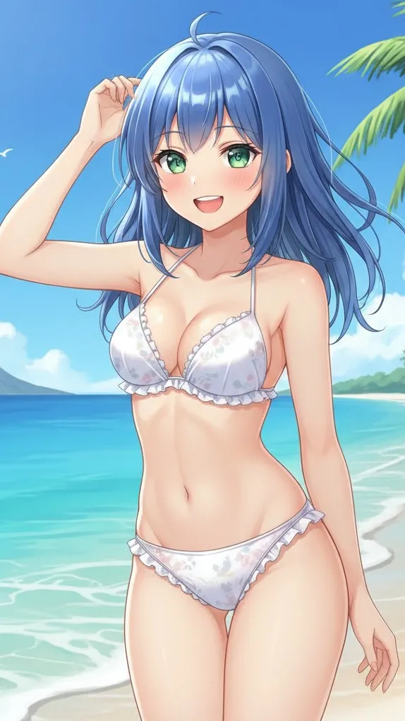 ai character: girl background