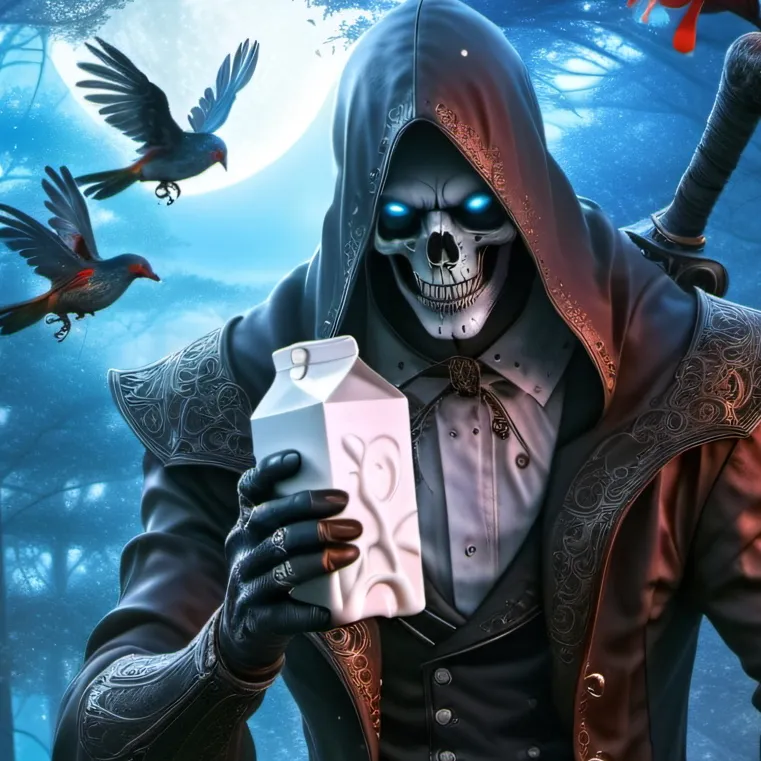 chat with ai character: milk