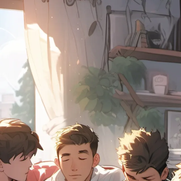 chat with ai character: boy sleep over
