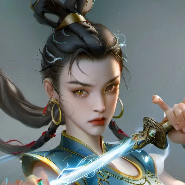 chat with ai character: evil chunli