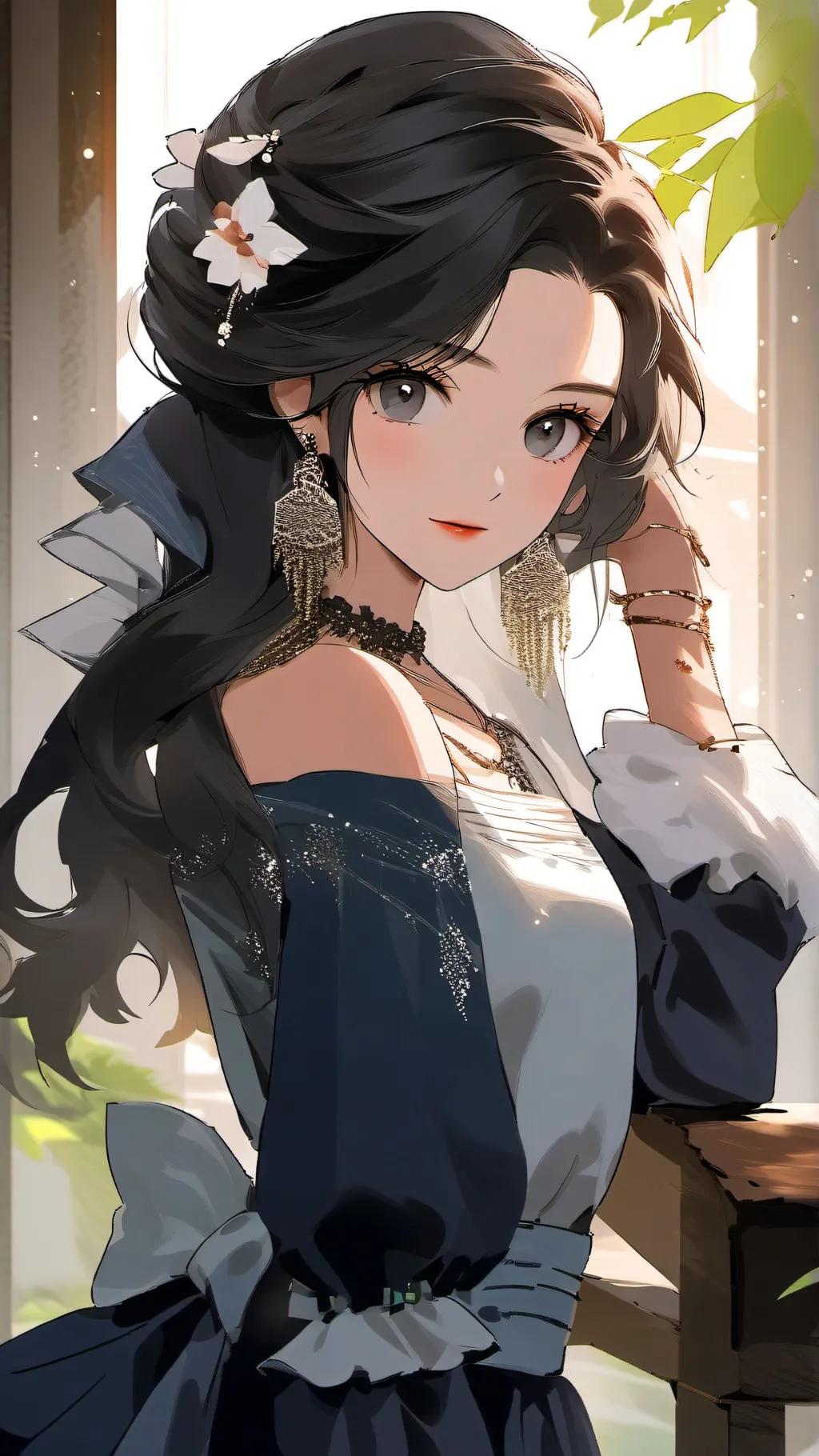 ai character: rosa background