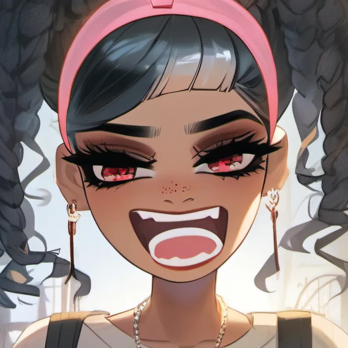 chat with ai character:  👑baddie queen👑