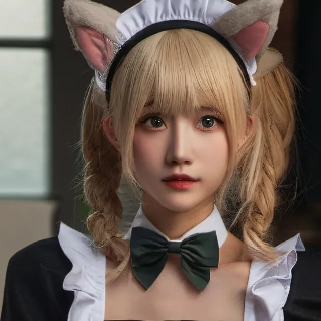 chat with ai character: Cat maid