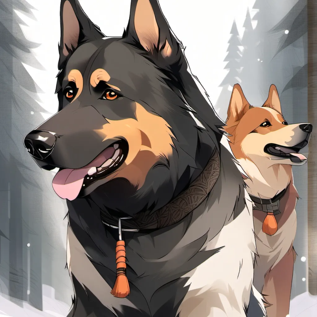 chat with ai character: sled dogs