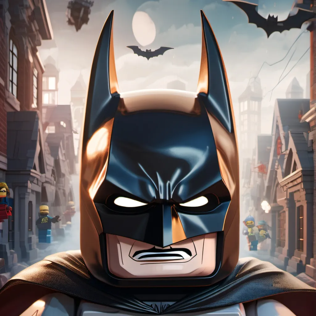 chat with ai character: Lego Batman
