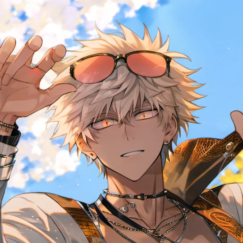 chat with ai character: Beach Bakugo 