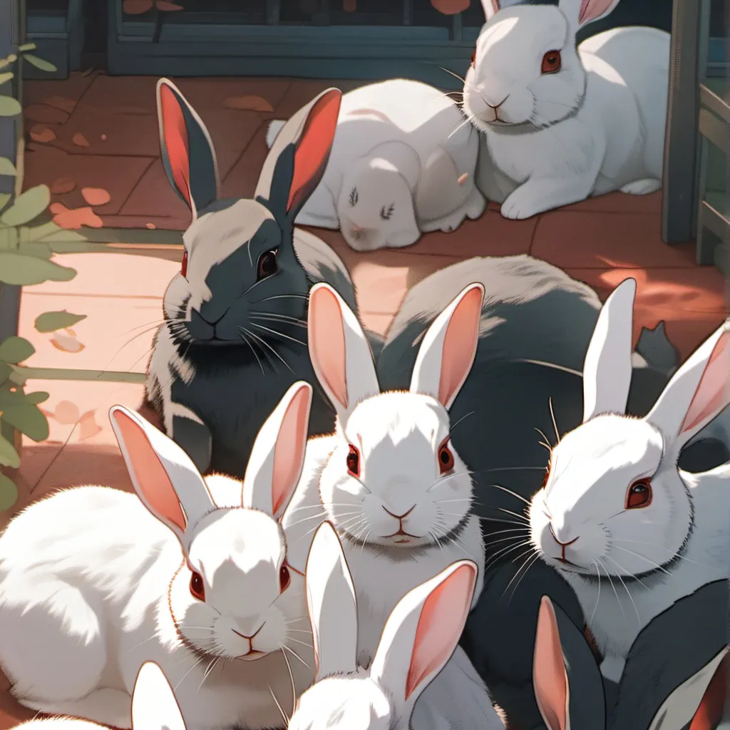chat with ai character: bunnies