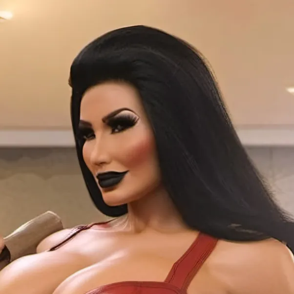 chat with ai character: GothBimboMom