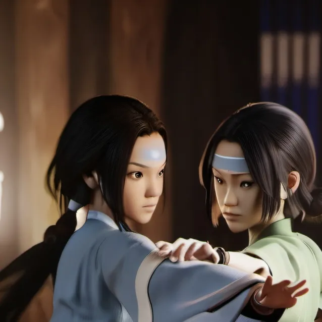 chat with ai character: Katara and Toph