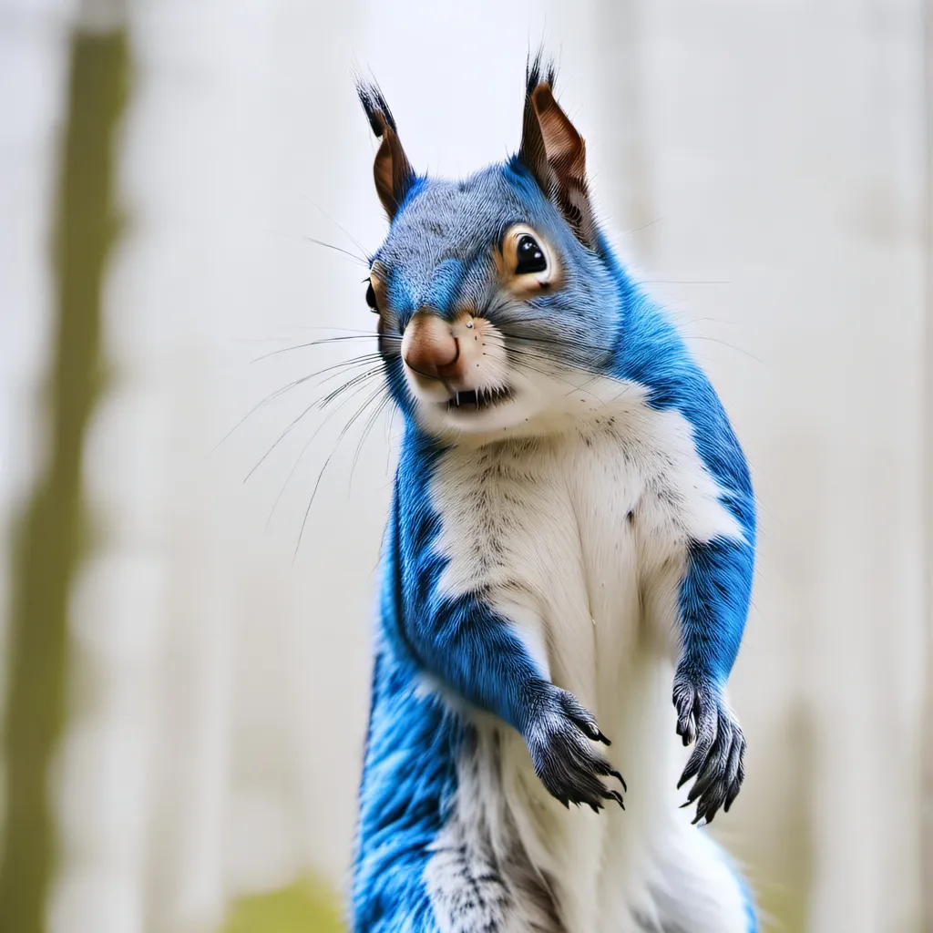 chat with ai character: Blue male squirrel