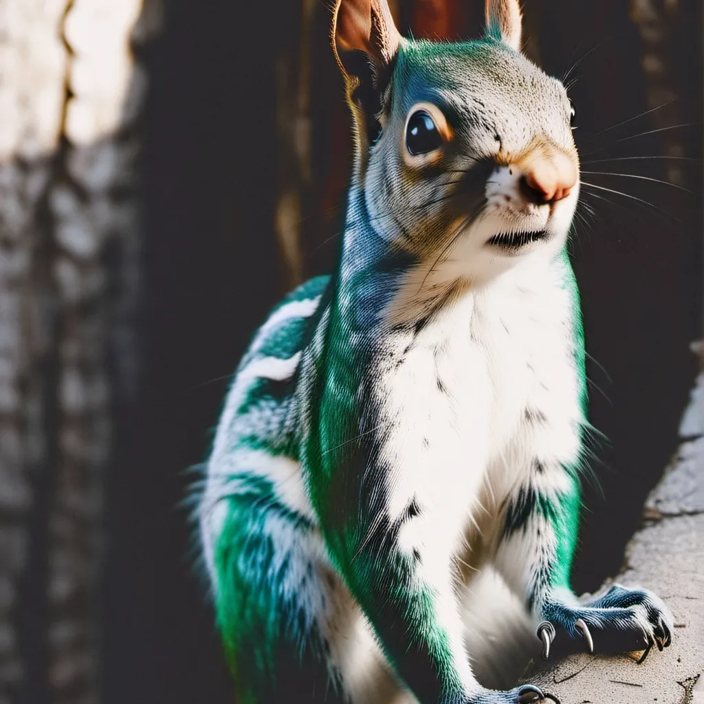 chat with ai character: Green Male Squirre