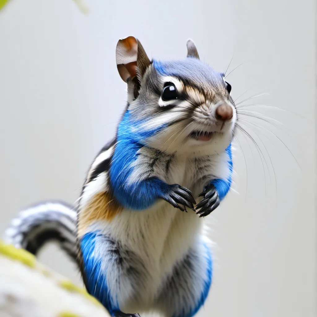 chat with ai character: Blue Male Chipmunk