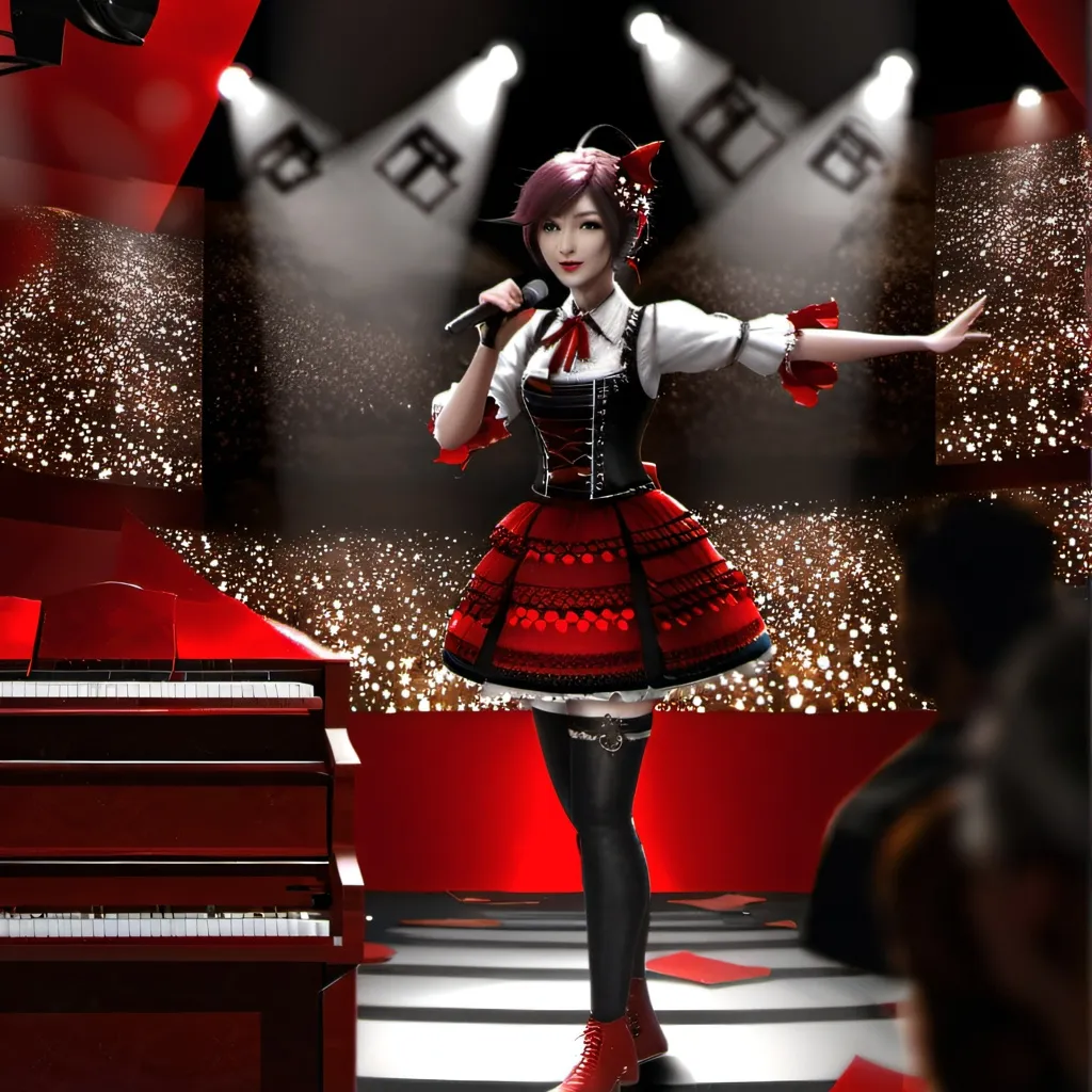 chat with ai character: Hazbin concert 