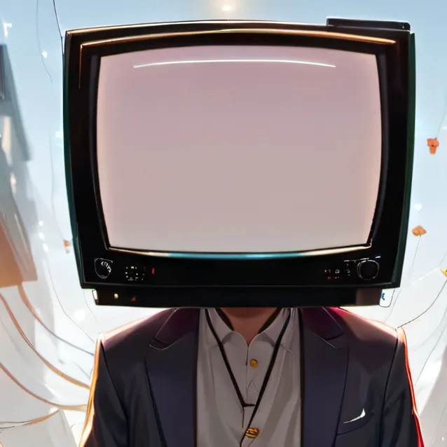 chat with ai character: large tv man