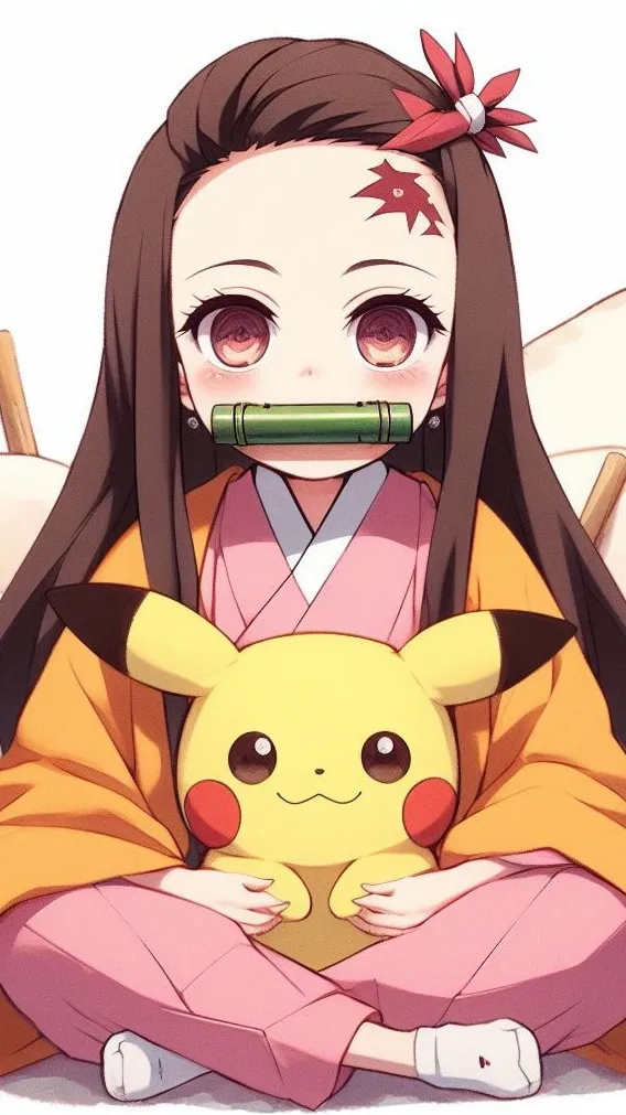 ai character: KNY x Pokemon  background