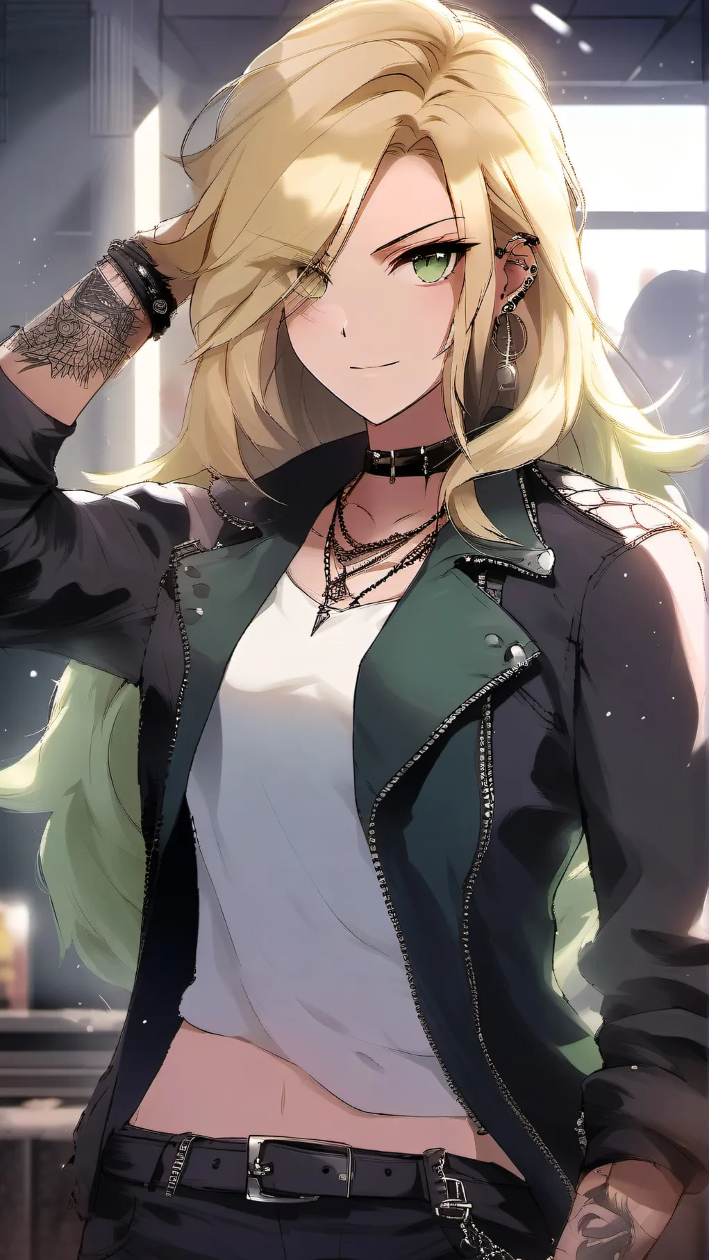 ai character: Melanie Locks 🔥 background