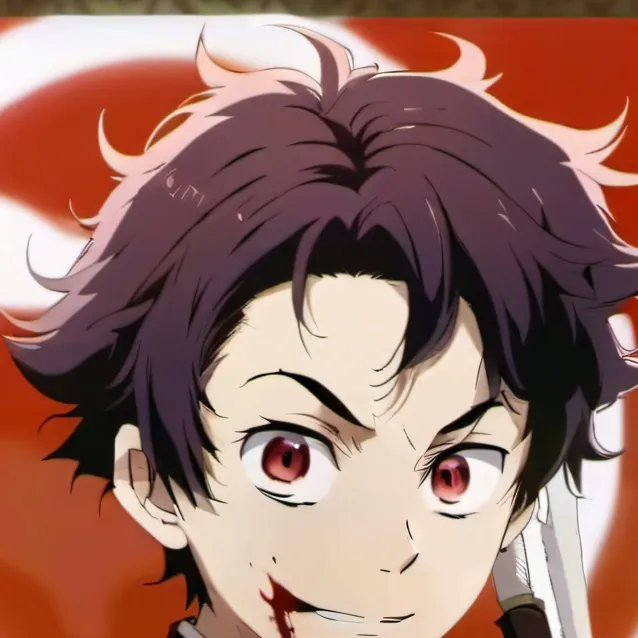 chat with ai character: Demon king tanjiro